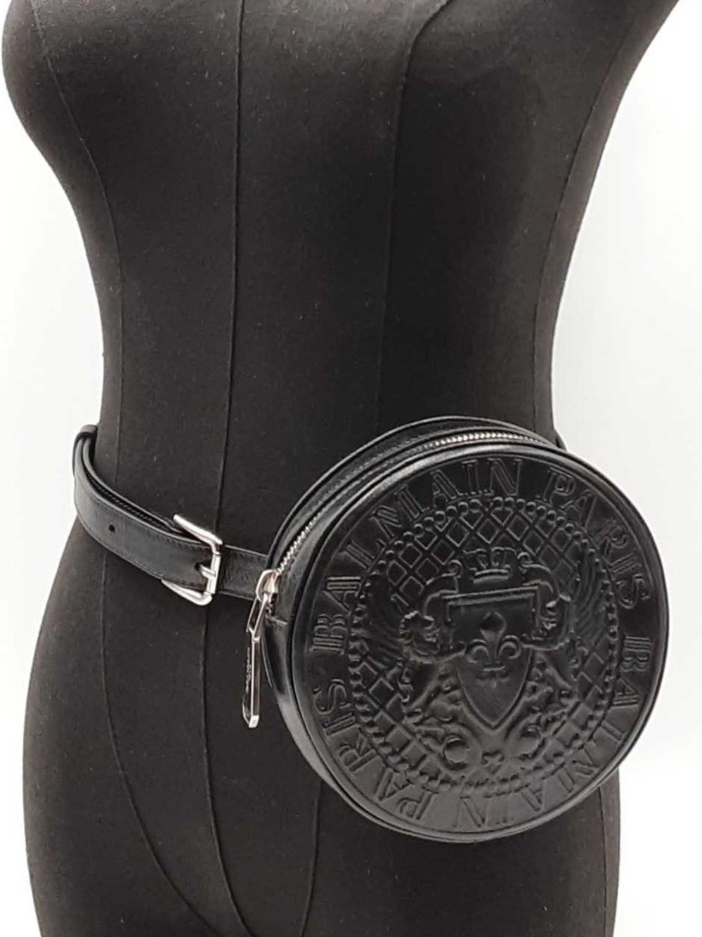 Balmain Anthem Round Belt Bag